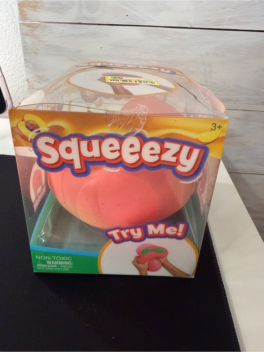 Viral Sunny Days Jumbo Squeezy Peach – Squishy Toy, Stress Relief Sensory Fun